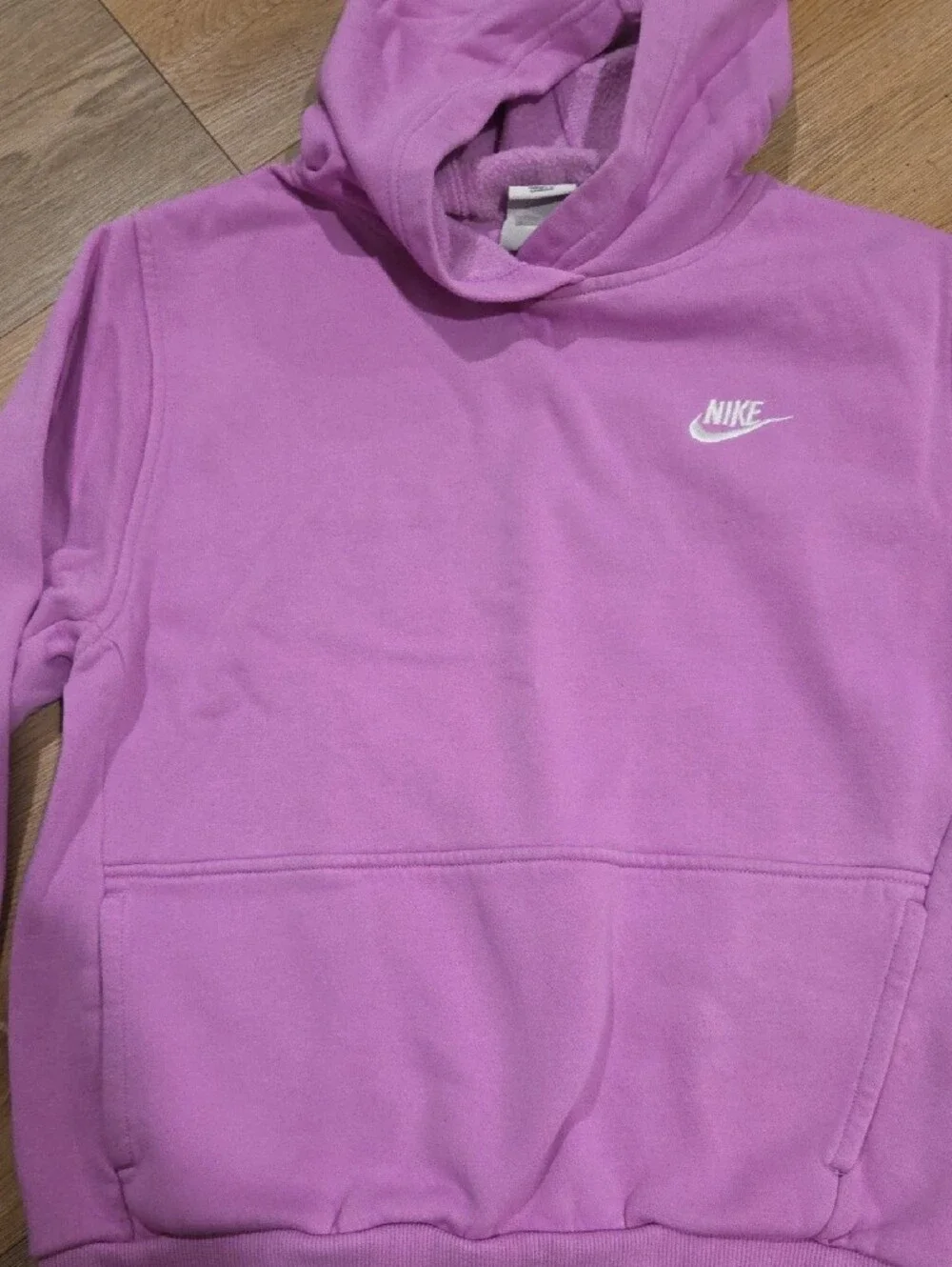 Nike Pink Hooded Sweatshirt Kids Hoodie